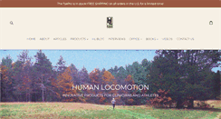 Desktop Screenshot of humanlocomotion.org