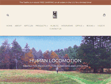 Tablet Screenshot of humanlocomotion.org